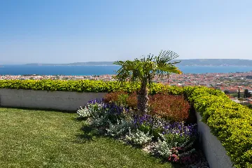 Contemporary Villa Retreat with Heated Pool in Kaštel Stari