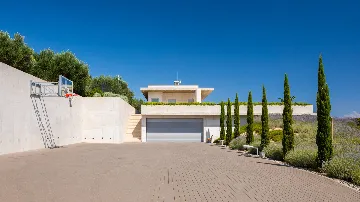 Contemporary Villa Retreat with Heated Pool in Kaštel Stari