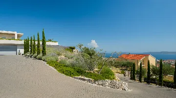 Contemporary Villa Retreat with Heated Pool in Kaštel Stari