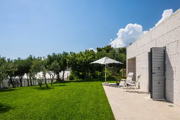 Contemporary Villa Retreat with Heated Pool in Kaštel Stari