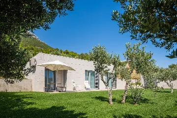 Contemporary Villa Retreat with Heated Pool in Kaštel Stari