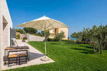 Contemporary Villa Retreat with Heated Pool in Kaštel Stari