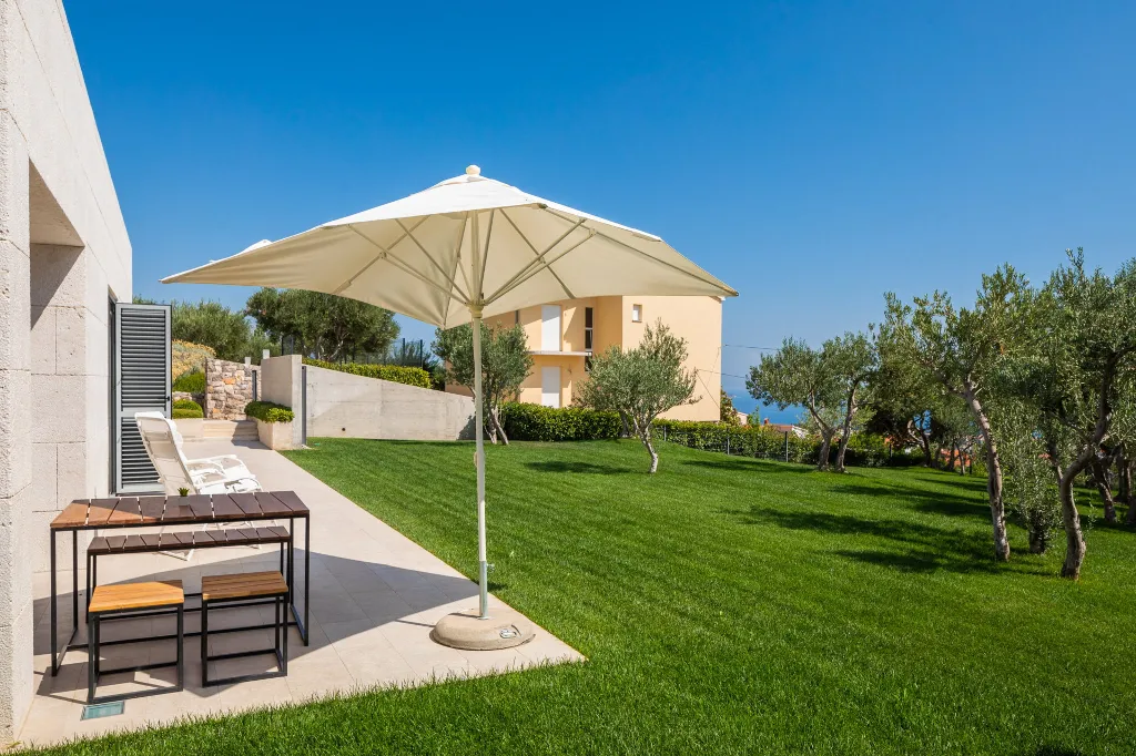 Contemporary Villa Retreat with Heated Pool in Kaštel Stari