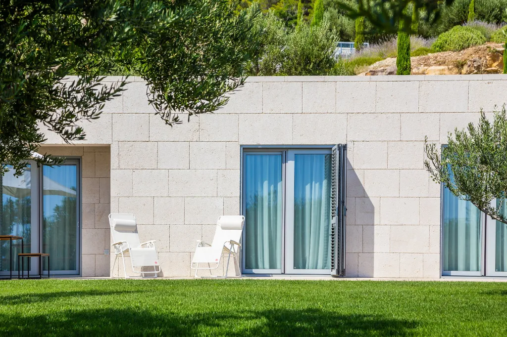 Contemporary Villa Retreat with Heated Pool in Kaštel Stari