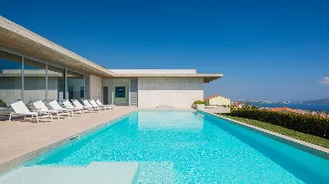 Contemporary Villa Retreat with Heated Pool in Kaštel Stari