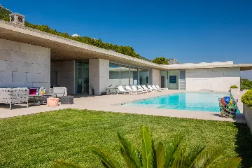 Contemporary Villa Retreat with Heated Pool in Kaštel Stari