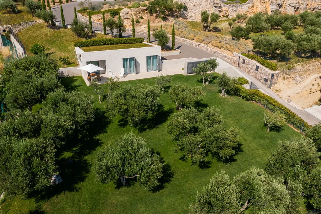 Contemporary Villa Retreat with Heated Pool in Kaštel Stari