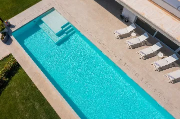 Contemporary Villa Retreat with Heated Pool in Kaštel Stari