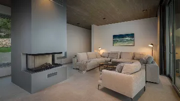 Contemporary Villa Retreat with Heated Pool in Kaštel Stari