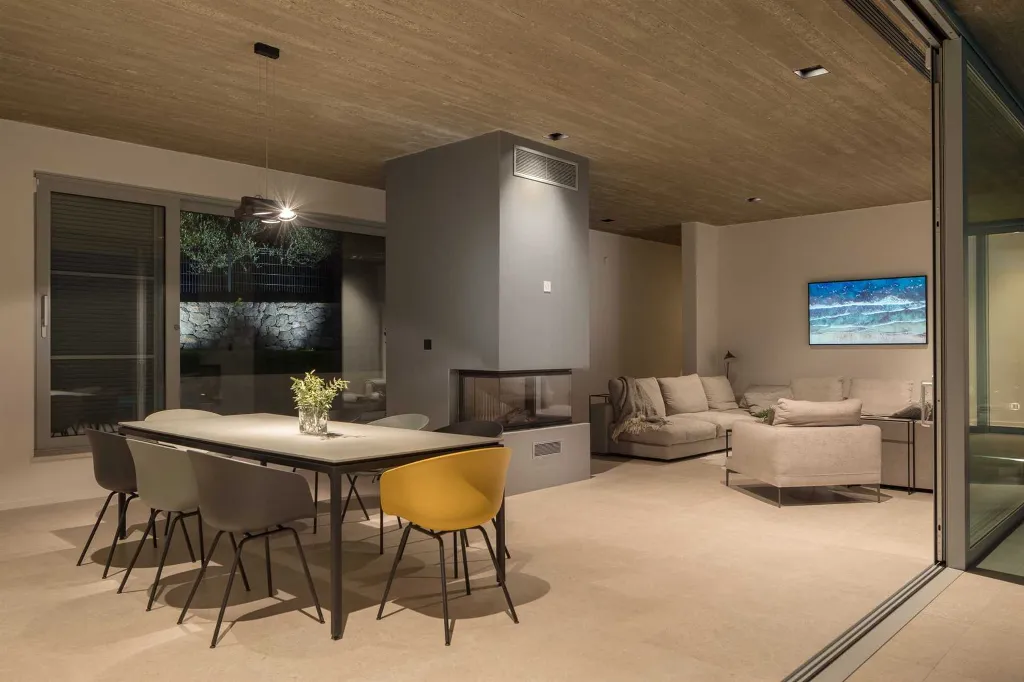Contemporary Villa Retreat with Heated Pool in Kaštel Stari