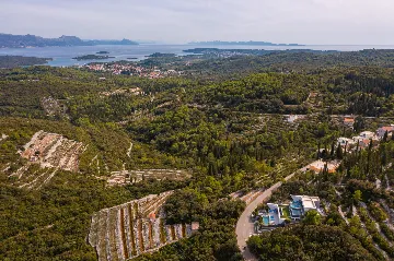 Exclusive Seaside Villa with 2 Pools in Korcula