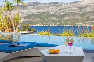 Exclusive Seaside Villa with 2 Pools in Korcula