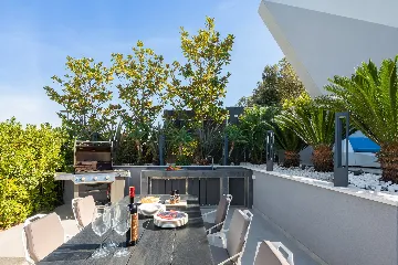 Exclusive Seaside Villa with 2 Pools in Korcula