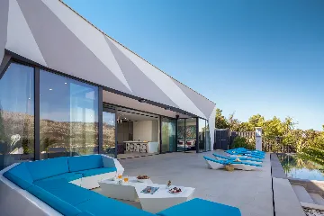 Exclusive Seaside Villa with 2 Pools in Korcula