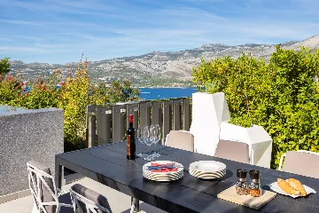 Exclusive Seaside Villa with 2 Pools in Korcula
