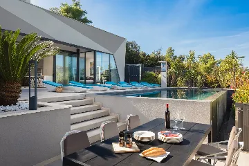 Exclusive Seaside Villa with 2 Pools in Korcula