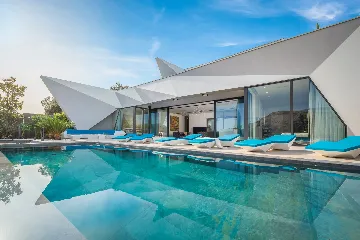 Exclusive Seaside Villa with 2 Pools in Korcula