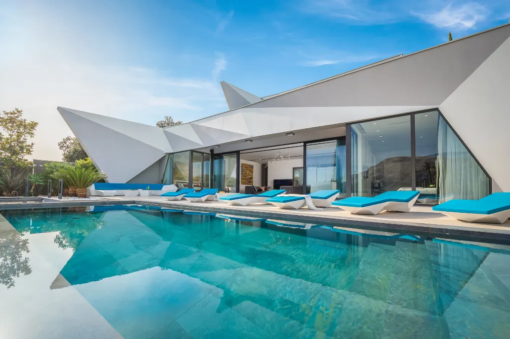 Exclusive Seaside Villa with 2 Pools in Korcula