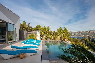 Exclusive Seaside Villa with 2 Pools in Korcula