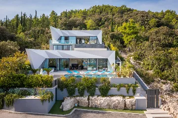 Exclusive Seaside Villa with 2 Pools in Korcula