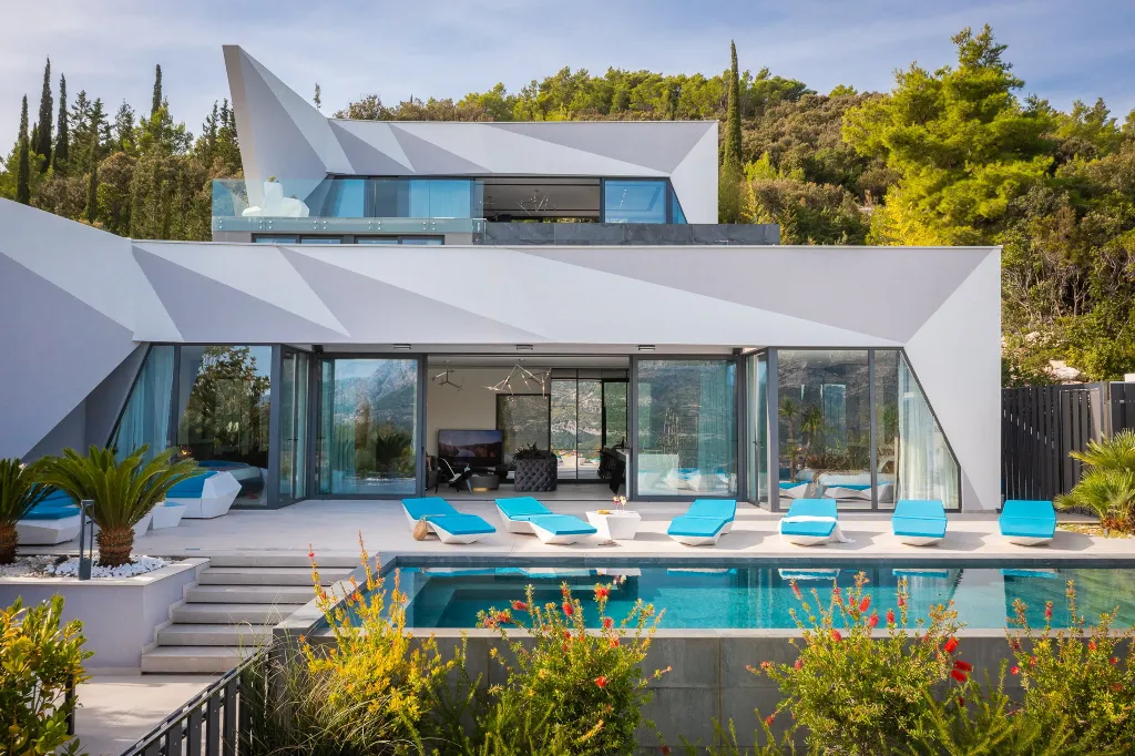 Exclusive Seaside Villa with 2 Pools in Korcula