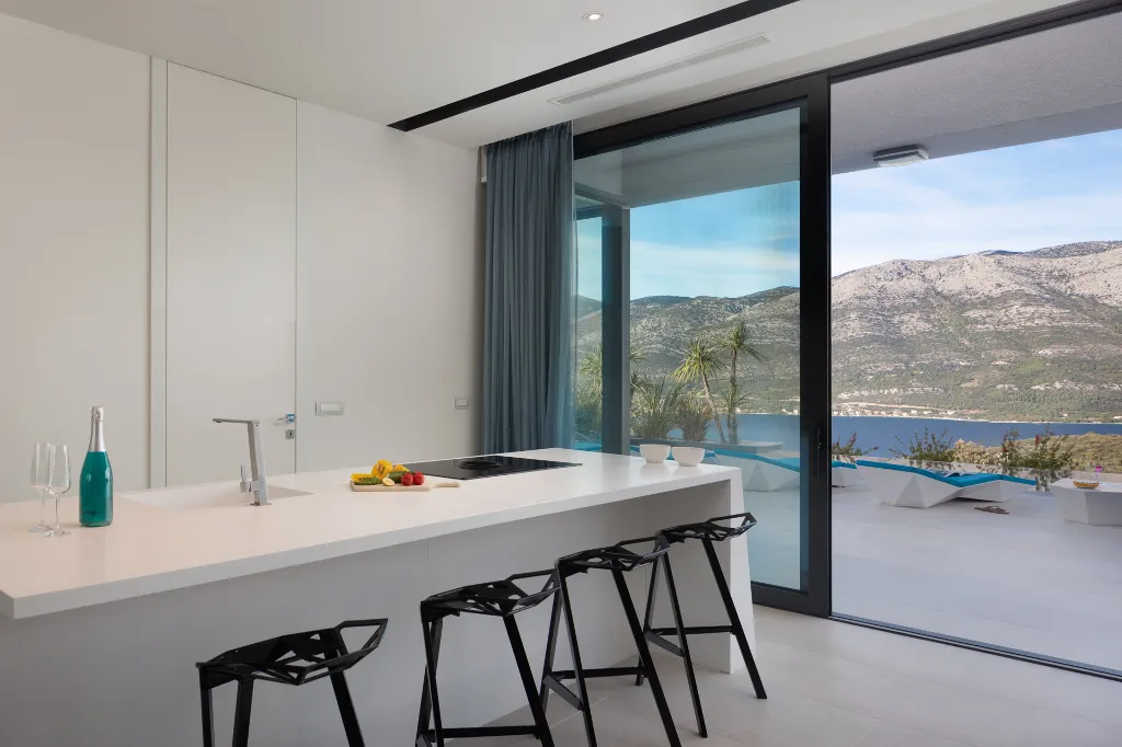 Exclusive Seaside Villa with 2 Pools in Korcula