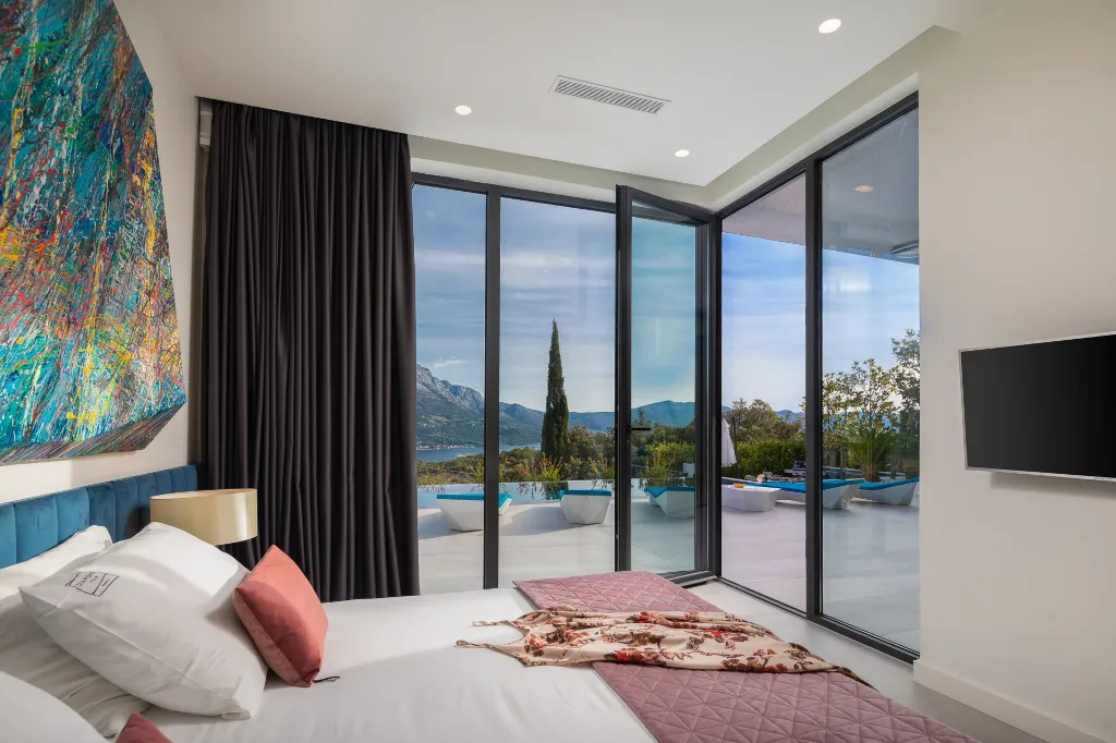 Exclusive Seaside Villa with 2 Pools in Korcula