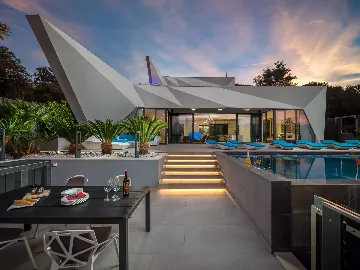 Exclusive Seaside Villa with 2 Pools in Korcula