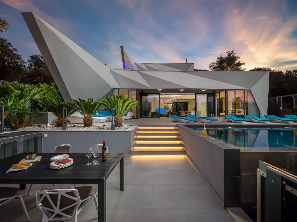 Exclusive Seaside Villa with 2 Pools in Korcula