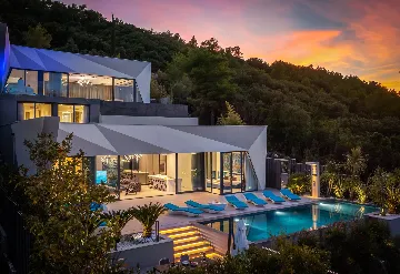 Exclusive Seaside Villa with 2 Pools in Korcula