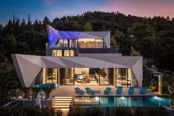 Exclusive Seaside Villa with 2 Pools in Korcula