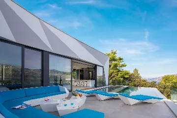 Exclusive Seaside Villa with 2 Pools in Korcula