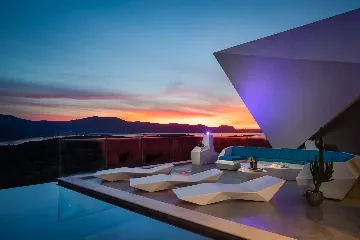 Exclusive Seaside Villa with 2 Pools in Korcula