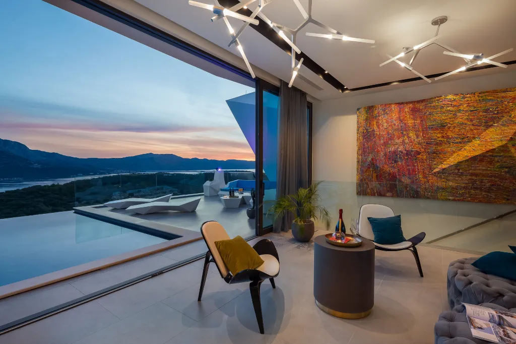 Exclusive Seaside Villa with 2 Pools in Korcula