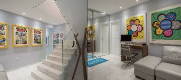 Modern Seaside Villa with Infinity Pool in Okrug Gornji