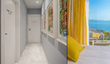 Modern Seaside Villa with Infinity Pool in Okrug Gornji