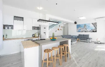 Modern Family Villa with Heated Pool in Solin