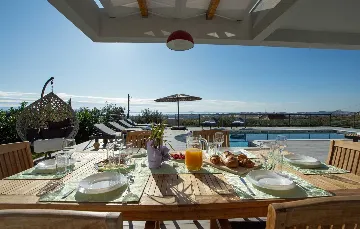 Modern Family Villa with Heated Pool in Solin