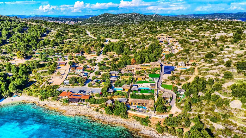 Seaside Villa with Private Pool in Murter