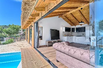 Seaside Villa with Private Pool in Murter