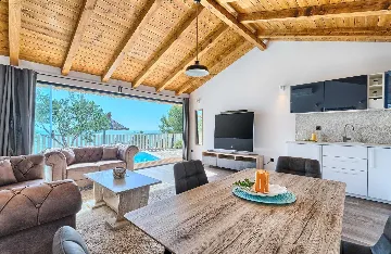 Seaside Villa with Private Pool in Murter