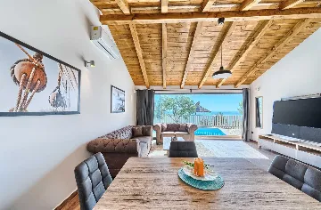 Seaside Villa with Private Pool in Murter
