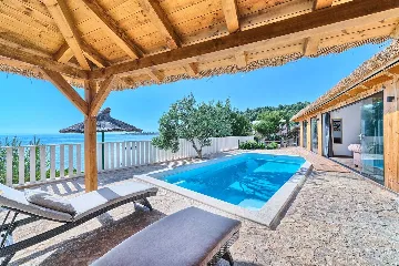 Seaside Villa with Private Pool in Murter
