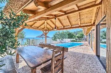 Seaside Villa with Private Pool in Murter