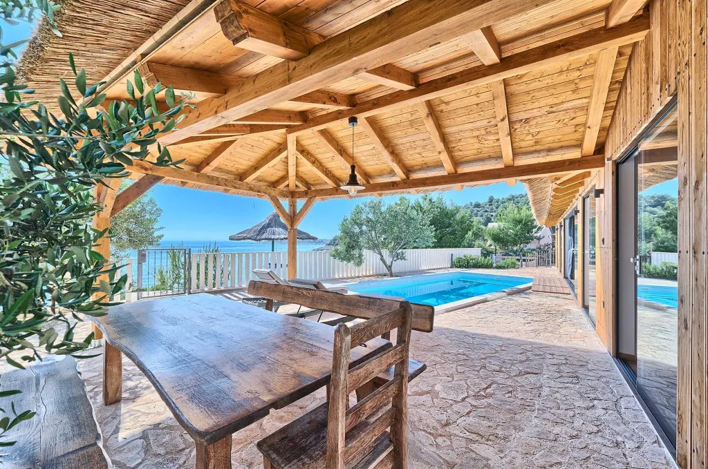 Seaside Villa with Private Pool in Murter