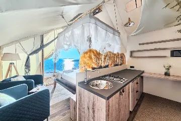 Private Pool Bungalow for Two in Murter