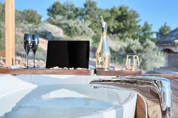 Private Pool Bungalow for Two in Murter