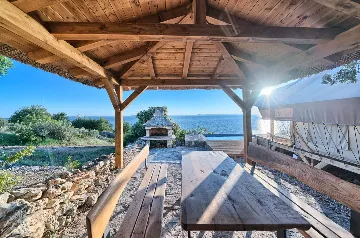 Private Pool Bungalow for Two in Murter