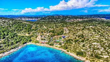 Private Pool Bungalow for Two in Murter