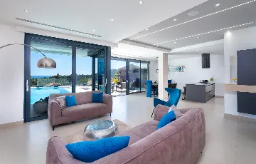 Contemporary Villa with Heated Pool in Mlini